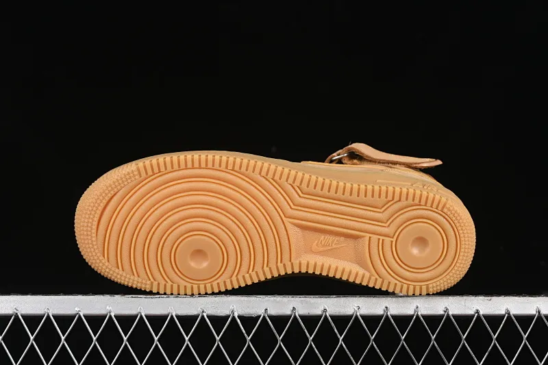 All categories Nk Air Force 1 Air Force series Nk Air Force 1 Mid Air Force mid-top #ZG version Nk Air Force 1'07 Mid Air Force 1 wheat-colored suede Chinese casual sneakers DJ9158-200